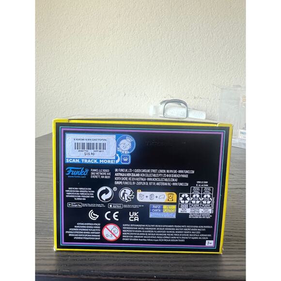 VAULTED BLACKLIGHT EXCLUSIVE Kuromi Funko Pop #71 Hello Kitty Sanrio Hot Topic - Picture 6 of 6